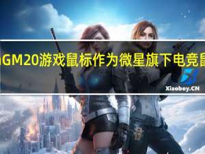 微星ClutchGM20游戏鼠标作为微星旗下电竞鼠标中的入门产品