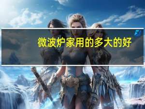 微波炉家用的多大的好