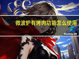 微波炉有烤肉功能怎么使用