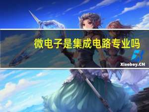 微电子是集成电路专业吗