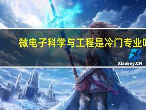 微电子科学与工程是冷门专业吗