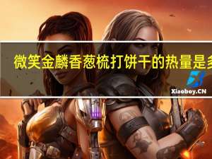 微笑 金麟 香葱梳打饼干的热量是多少