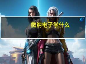 微纳电子学什么