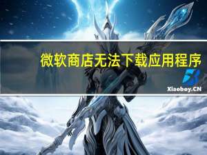 微软商店无法下载应用程序（无法下载应用程序）