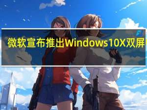 微软宣布推出Windows 10X双屏电脑