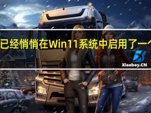 微软已经悄悄在Win11系统中启用了一个注册表项