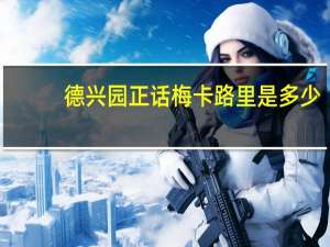 德兴园正话梅卡路里是多少