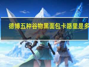 德博 五种谷物黑面包卡路里是多少