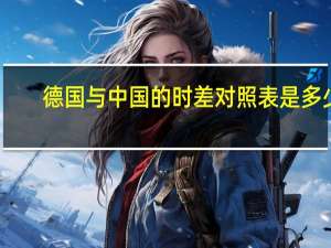 德国与中国的时差对照表是多少（德国与中国的时差对照表）