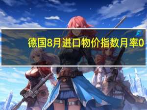 德国8月进口物价指数月率 0.4%预期0.5%前值-0.60%德国8月进口物价指数年率 -16.4%预期-16.4%前值-13.20%