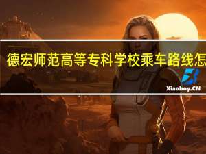 德宏师范高等专科学校乘车路线怎么走