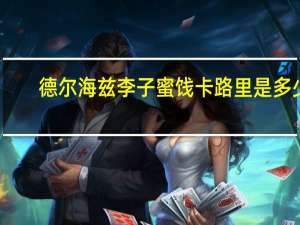 德尔海兹 李子蜜饯卡路里是多少