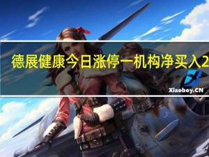 德展健康今日涨停 一机构净买入2177.48万元