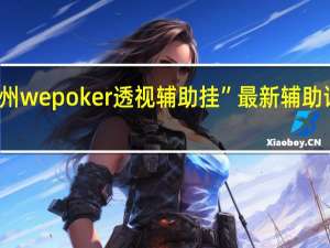 德州wepoker透视辅助挂”最新辅助详细教程