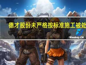德才股份未严格按标准施工被处罚