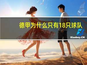 德甲为什么只有18只球队