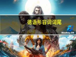 德语形容词词尾