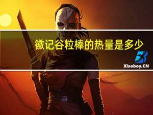 徽记 谷粒棒的热量是多少