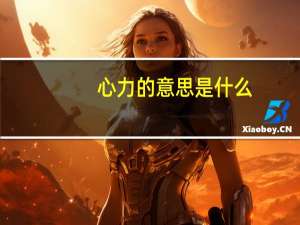 心力的意思是什么