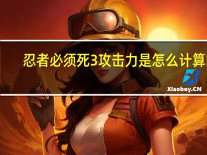 忍者必须死3攻击力是怎么计算的