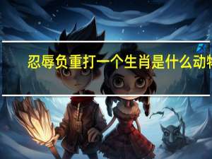 忍辱负重打一个生肖是什么动物（忍辱负重打一个生肖）