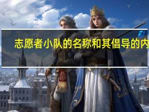 志愿者小队的名称和其倡导的内容