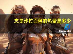 志昊 沙拉面包的热量是多少