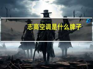 志高空调是什么牌子