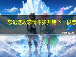 忘记这段恋情不如开始下一段恋情（忘记这片尾曲）