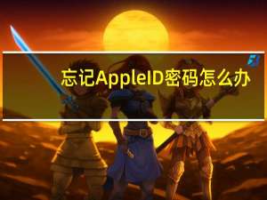 忘记Apple ID密码怎么办？