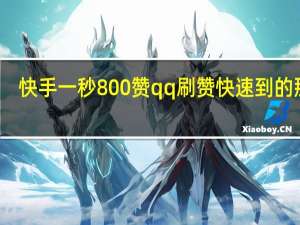 快手一秒800赞qq刷赞快速到的那种