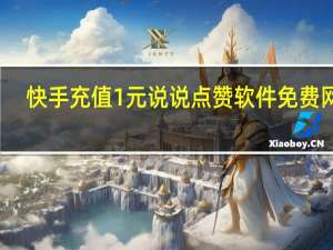 快手充值1元说说点赞软件免费网站(快手一元100个点赞qq支付)