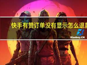 快手有赞订单没有显示怎么退款（有赞买完东西不显示订单）