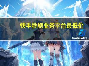 快手秒刷业务平台最低价 - 免费快手作品点赞的