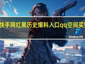 快手网红黑历史爆料入口qq空间买赞网址(快手黑事件)