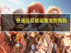 快递公司能运输宠物狗吗