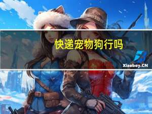 快递宠物狗行吗