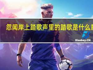 忽闻岸上踏歌声里的踏歌是什么意思
