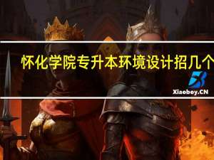 怀化学院专升本环境设计招几个人