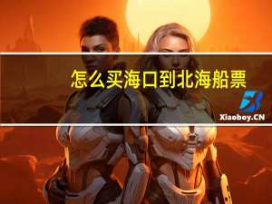 怎么买海口到北海船票