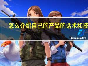 怎么介绍自己的产品的话术和技巧（怎么介绍自己的产品）