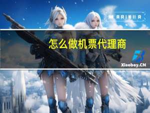 怎么做机票代理商