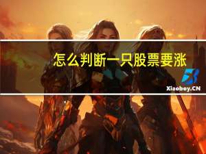 怎么判断一只股票要涨