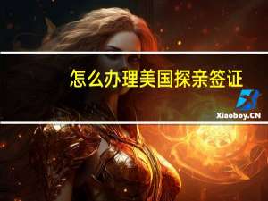 怎么办理美国探亲签证