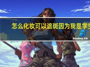 怎么化妆可以遮斑因为我是学生.妆要淡的.不要浓妆.