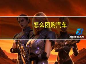怎么团购汽车