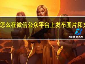 怎么在微信公众平台上发布图片和文章呢（怎么在微信公众平台上发布图片和文章）