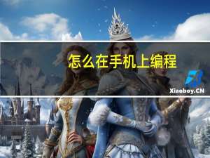 怎么在手机上编程