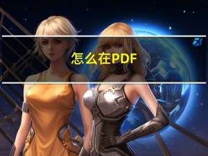 怎么在PDF（如何阅读pdf文件）