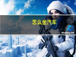 怎么坐汽车